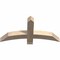Ekena Millwork Bellingham Smooth Timber Gable Bracket, Douglas Fir, 36"W x 18"H x 3 1/2"D x 3 1/2"F, 12/12 Pitch GBW036X18X0404BEL00SDF - alternate 3